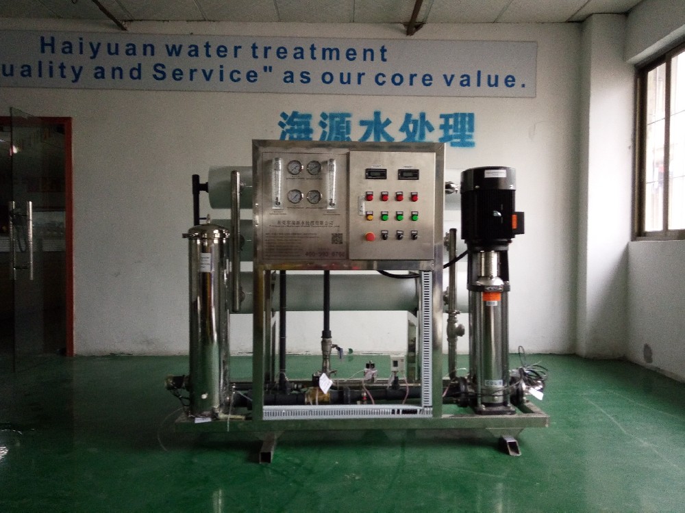 water Treatment unit by reverse osmosis with a capacity of 3 m 3/h